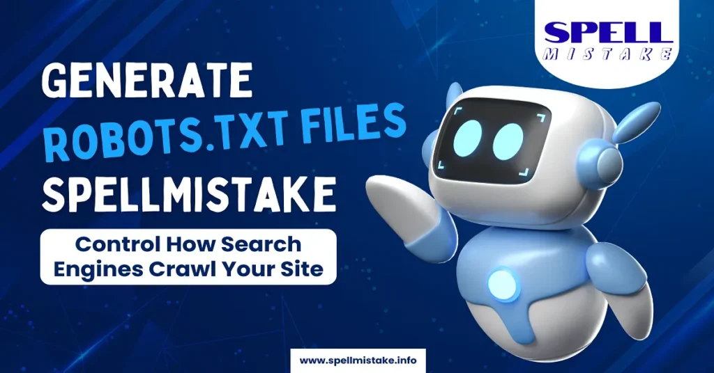 generate robots.txt files spellmistake